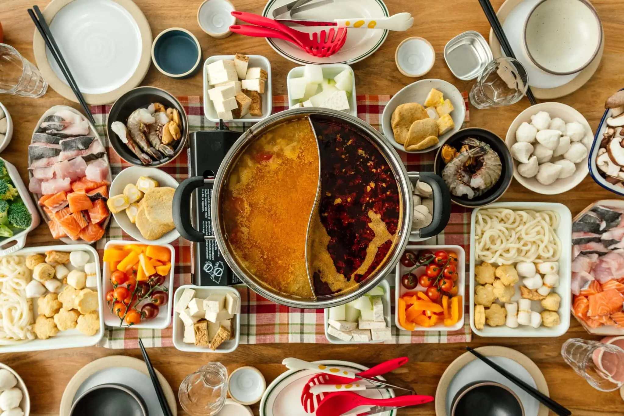 Build your own hotpot menu