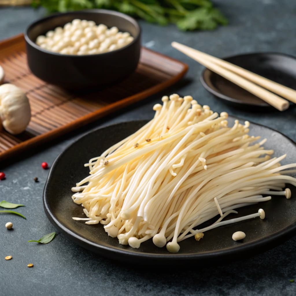 enoki mushroom